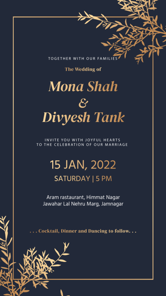 save the date wedding invitation card