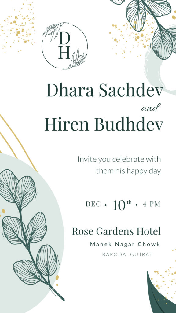 save the date wedding invitation card